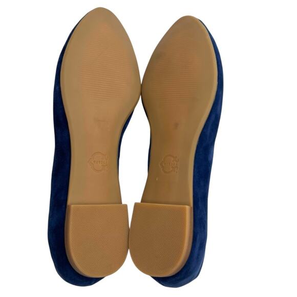 C Wonder Blue suede loafers shoes elephant sz 7 - Picture 4 of 6